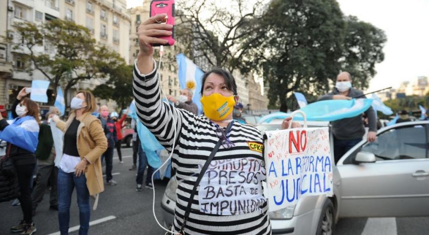 26A: banderazo en contra de la reforma judicial