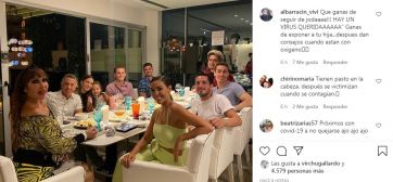 Floppy Tesouro organizó una reunión con amigos y fue duramente cuestionada por sus seguidores