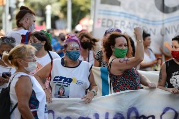 El 8M en fotos: miles de mujeres se congregaron en las principales plazas del país