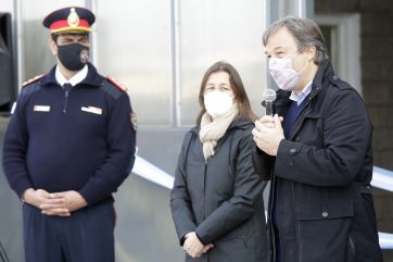 Frederic y Cascallares inauguraron un destacamento de Bomberos
