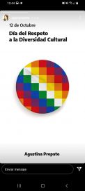 En las redes sociales, la política conmemoró el día del respeto a la diversidad cultural