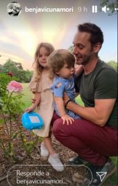 Benjamín Vicuña se reencontró con sus hijos tras el regreso de la China Suárez