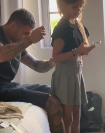 Wanda Nara grabó a Mauro Icardi y mostró su habilidad oculta
