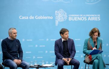 Kicillof volvió a apuntar contra una bandera que agita la oposición