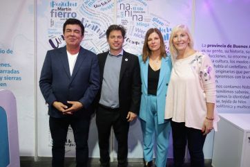Kicillof ATR: se reunió con industriales, visitó la Feria del Libro y recibió a un embajador