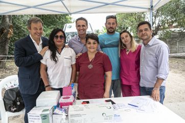 Katopodis, Cascallares y Fabiani se dieron cita para inaugurar obras