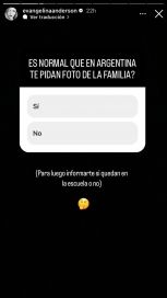 Evangelina Anderson indignada por el insólito requisito de un colegio para inscribir a sus hijos