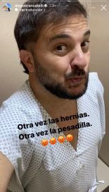 Diego Brancatelli nuevamente con problemas de salud: 