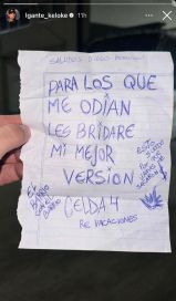 El mal momento de Lgante en la prisión: 