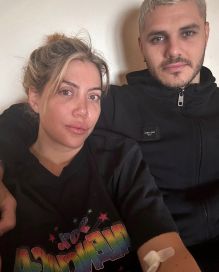 Wanda Nara compartió una impactante foto de su internación y un sentido posteo en su aniversario con Icardi