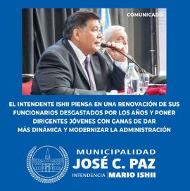 Renovación y…¿motosierra?: intendente del Conurbano anuncia cambios en el gabinete