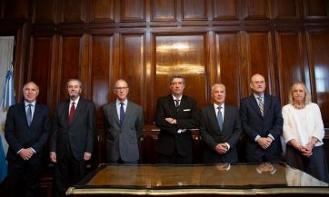 Firma de convenios entre la SCBA y la Corte Suprema de Justicia de la Nación