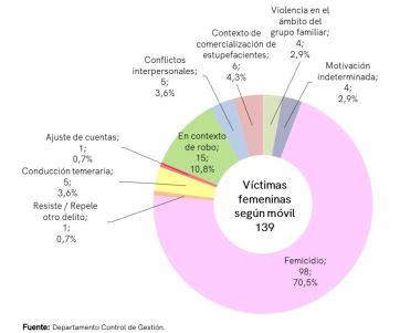Homicidios en la Provincia: fuerte incidencia del femicidio y los conflictos personales