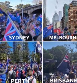 Movilizaciones masivas contra la inmigración sacuden Londres y Australia