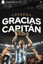 Los compañeros de Messi lo despiden en redes: “Sos eterno” y “el más grande de todos”