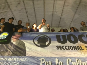 La línea peronista Sub-40, caminatas de por medio, estrechó vínculos con los sindicatos
