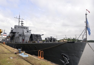Astillero Río Santiago concretó la entrega del ARA King a la Armada