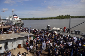 Astillero Río Santiago concretó la entrega del ARA King a la Armada