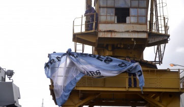 Astillero Río Santiago concretó la entrega del ARA King a la Armada
